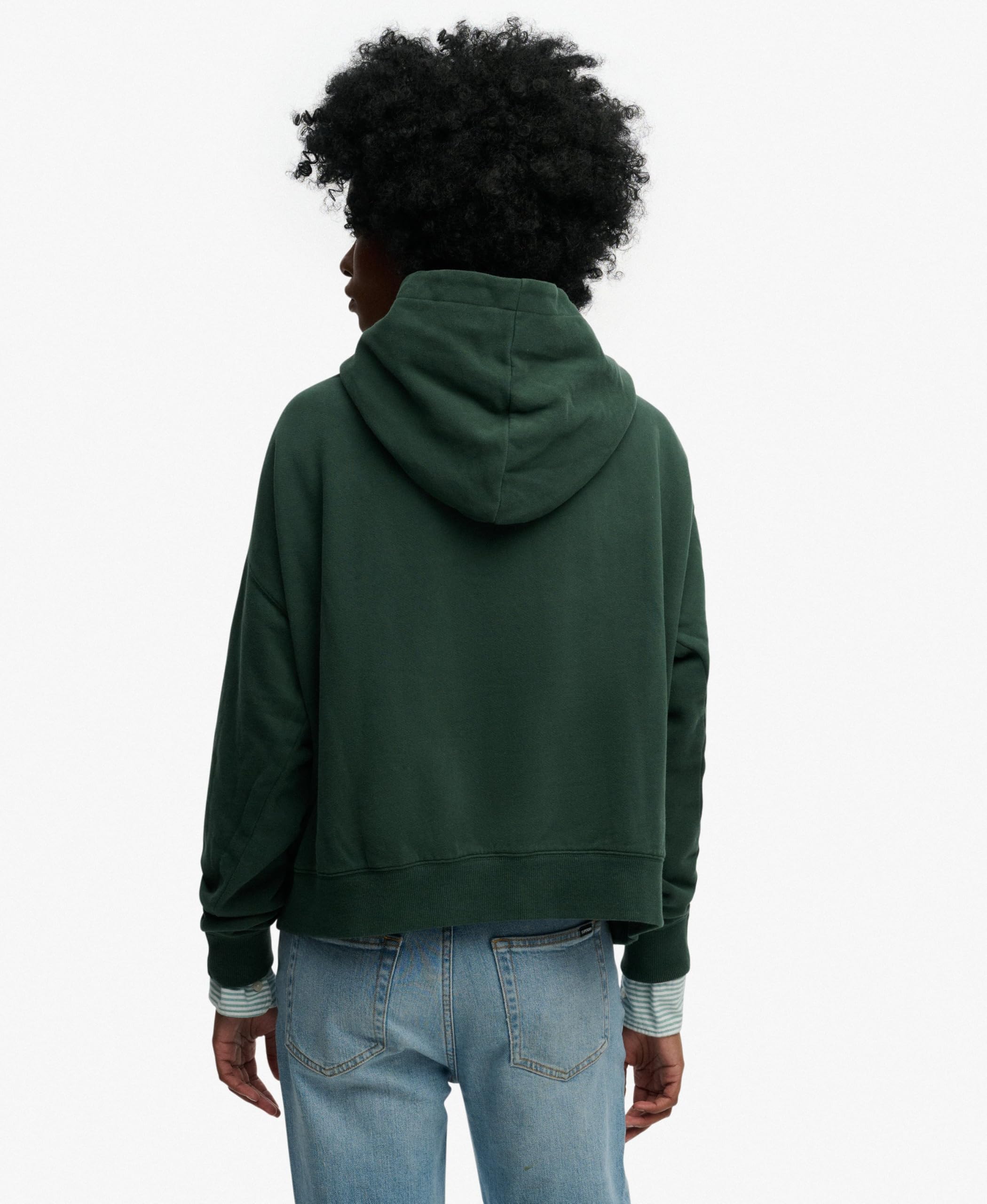 Superdry Damska bluza z kapturem Athletic Essentials o luźnym kroju