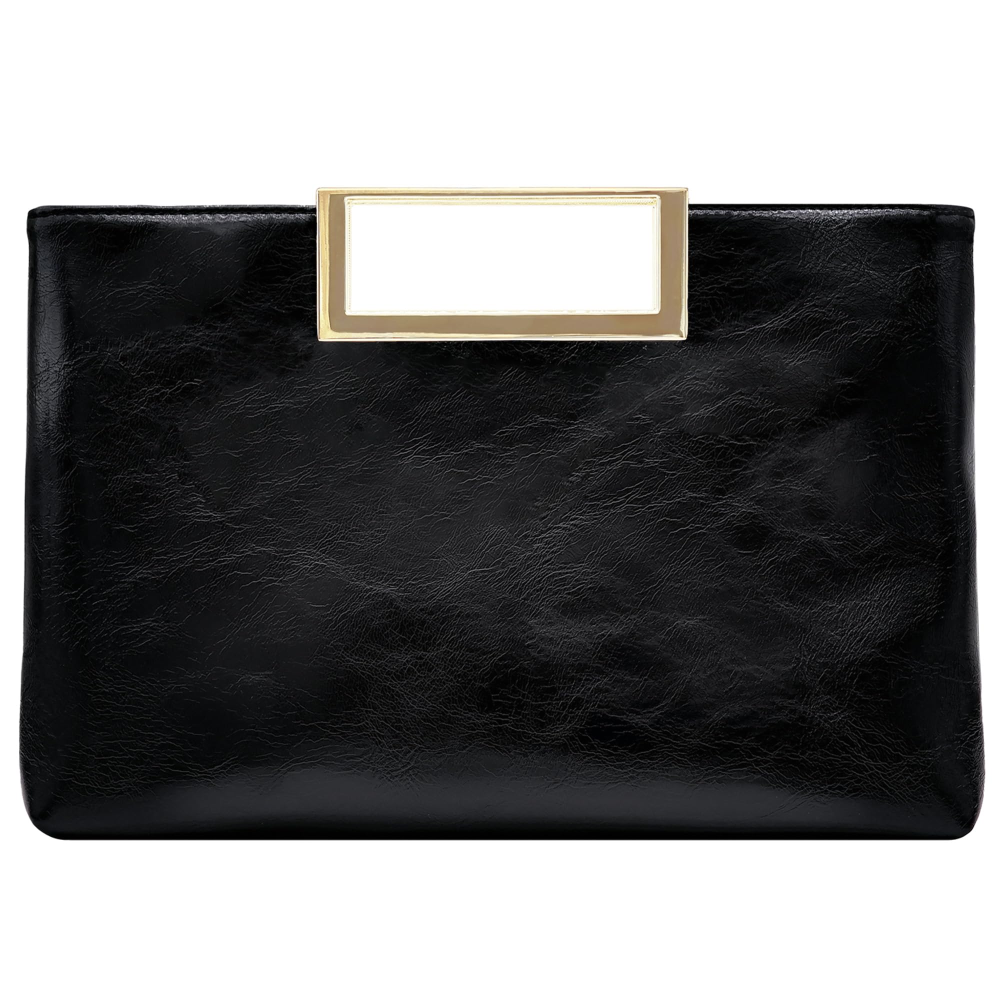Milisente Clutch Purses for Women Formal Casual Sparkly PU Leather Handbag Purse with Handle for Prom Cocktail Wedding