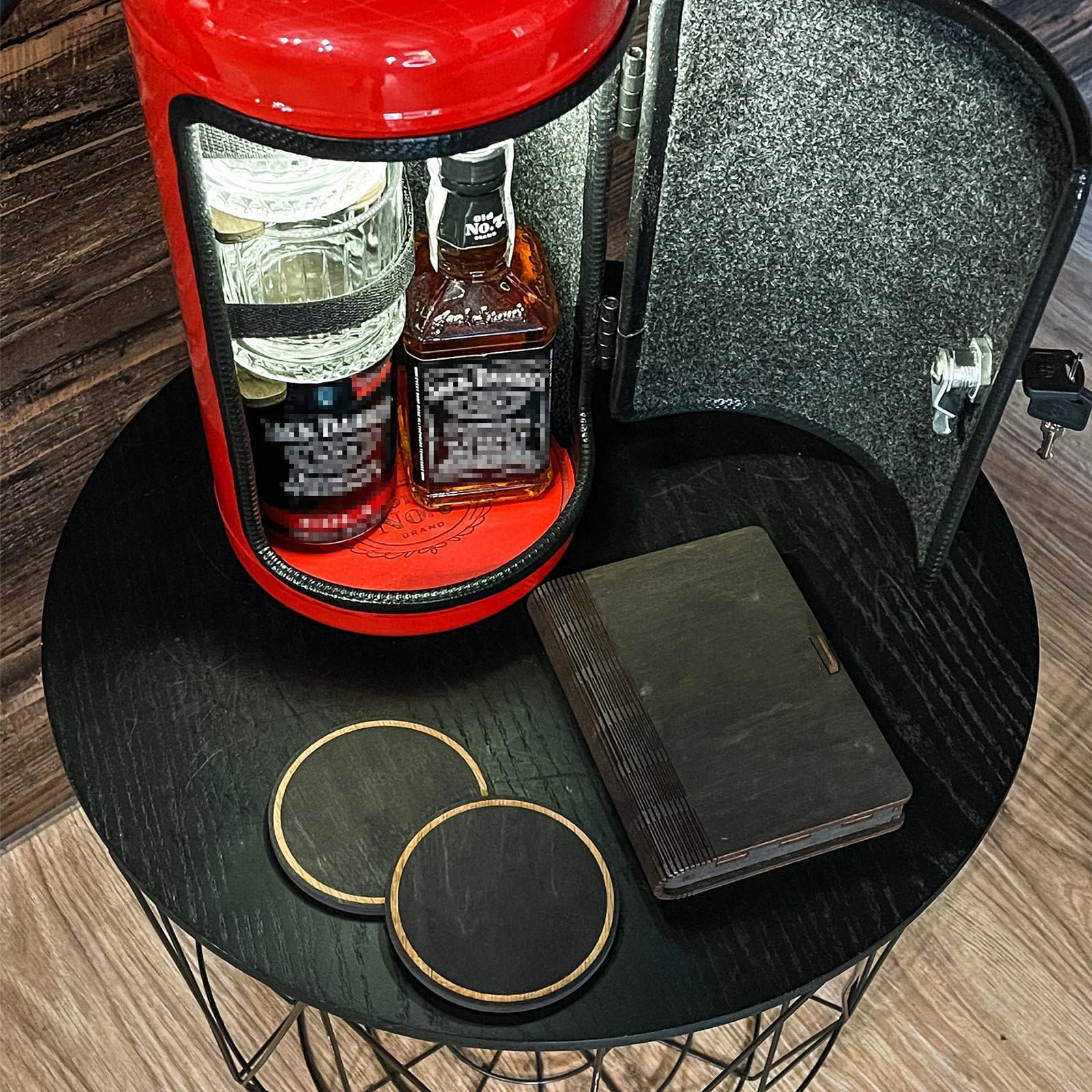 Feuerlöscher Minibar - Versteckte Weinlagerung Als Stylische Deko Für Whisky-Liebhaber