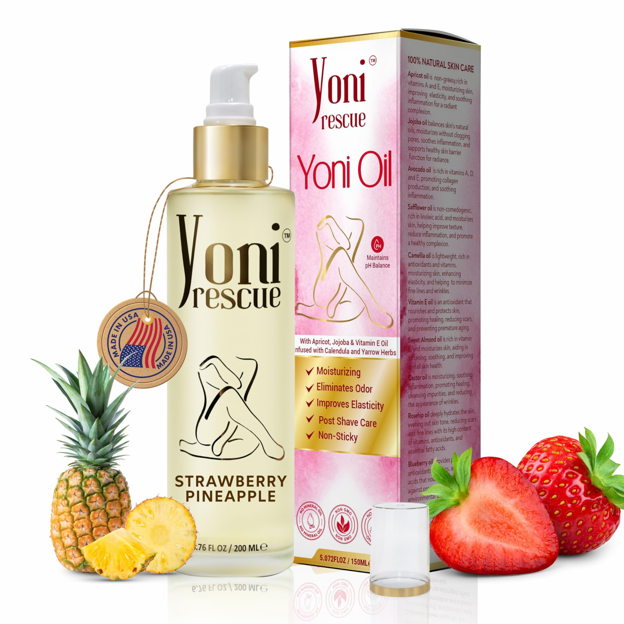 Amazon.com : Yoni Rescue Yoni Oil 6.76oz, All Natural Ingredient