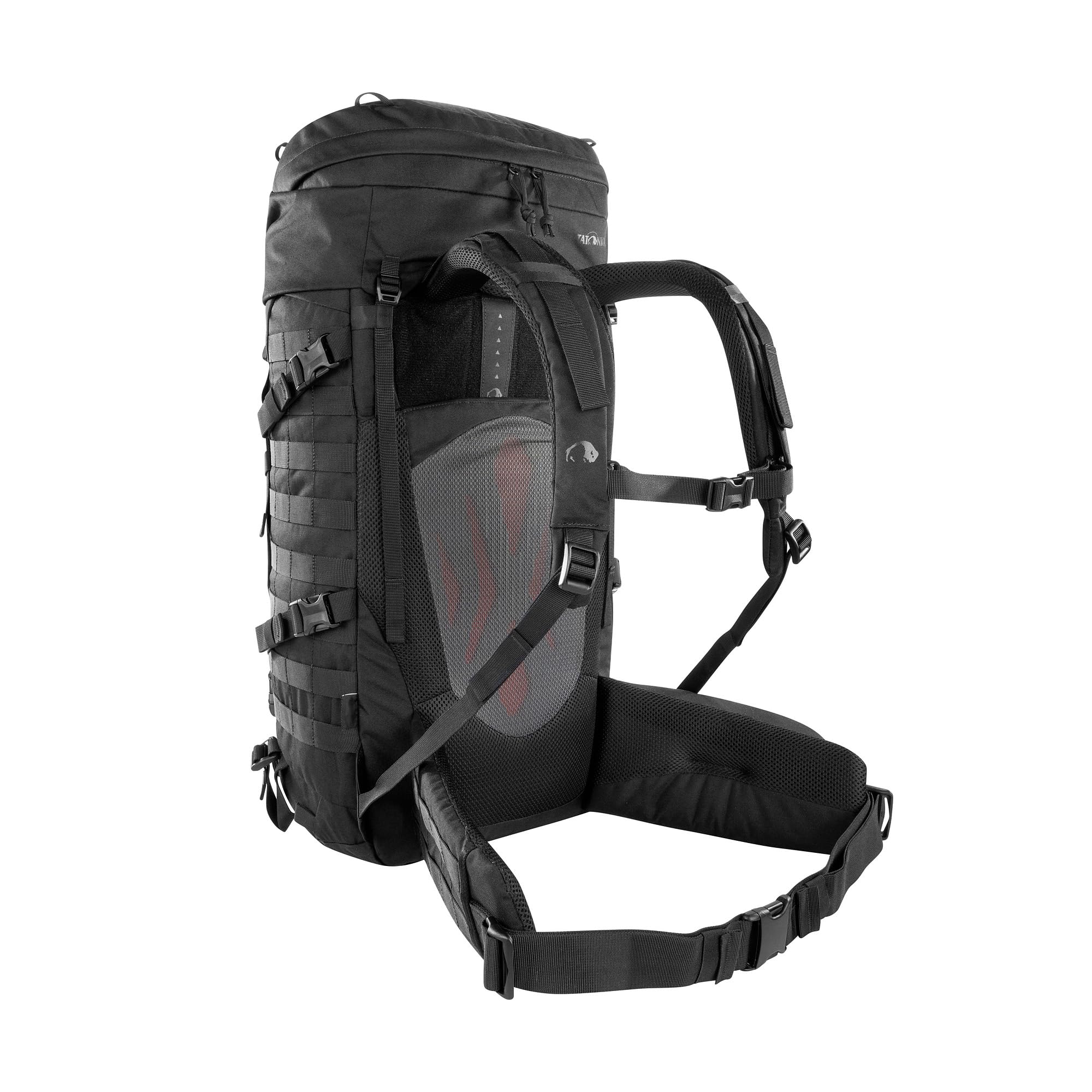 Tatonka Pyrox 40+10 Women BC - Bushcraft-Rucksack für Damen - Mit großer Frontöffnung, MOLLE-System, Bodenfach, Regenhülle und stufenlos einstellbarem Rückensystem - 50 Liter