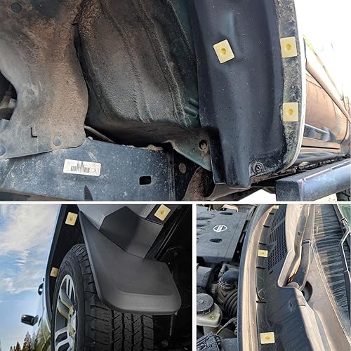 Vista 22 de GOOACC 50 Uds. Clips de moldeo de guardia de piedra de coche, clips de remache para Mazda KD53-51-SJ3A CX-5 con anillo de sello 50 clips para Mazda