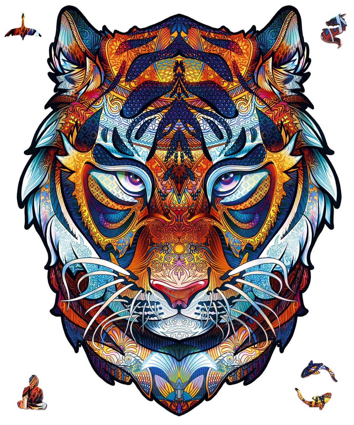Drewniane puzzle premium dla dorosłych i dzieci od 14 lat - magiczne drewniane puzzle z tematycznymi elementami puzzli - wyjątkowa dekoracja - najwyższa jakość, 160 elementów, 4 godziny