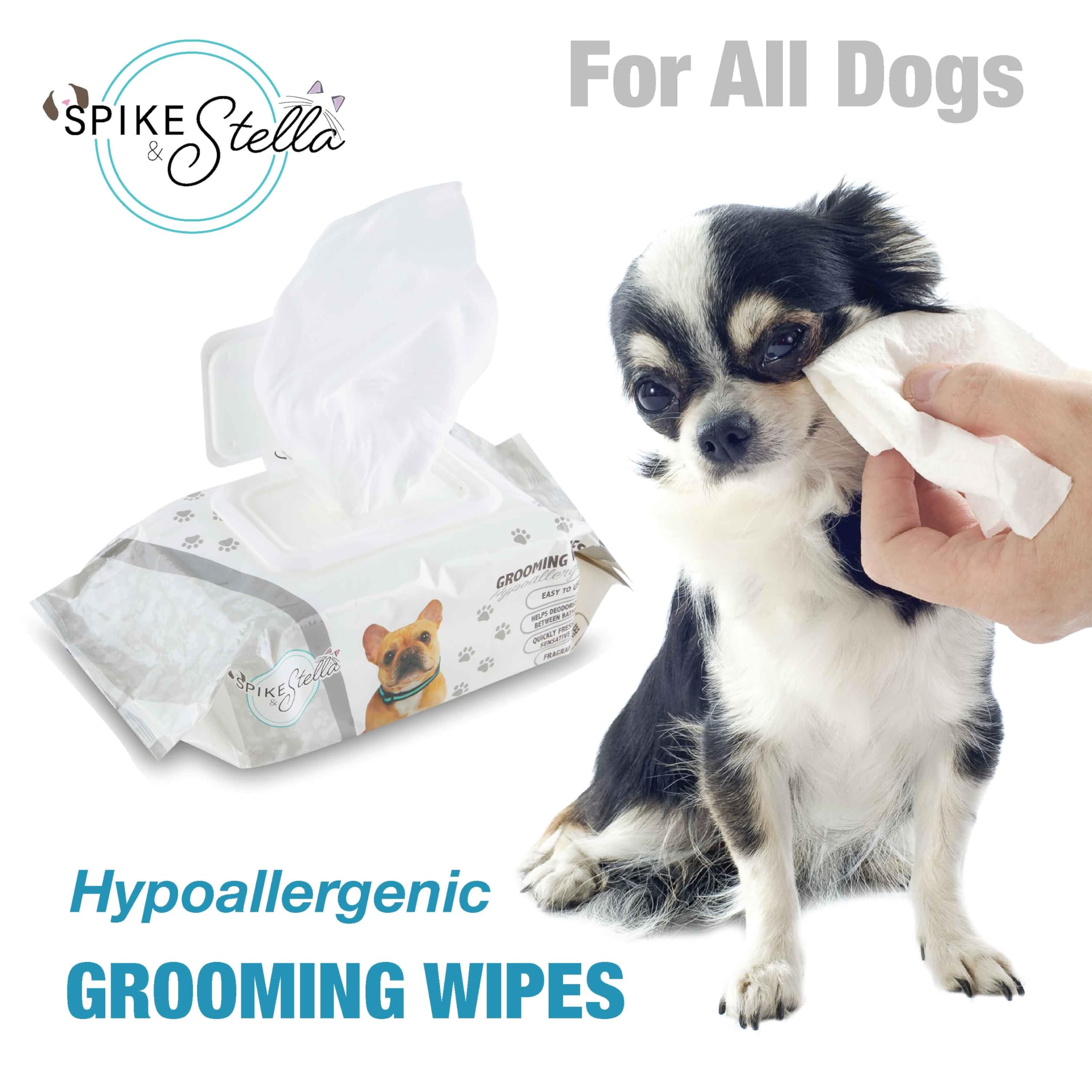 110 Pack Pet Grooming Wipes - Large & Extra-Large Sizes - Lavender, Aloe, & Unscented Variations - Hypoallergenic & Extra Durable - Perfect for Dogs & Cats, 6"x8" - image 3