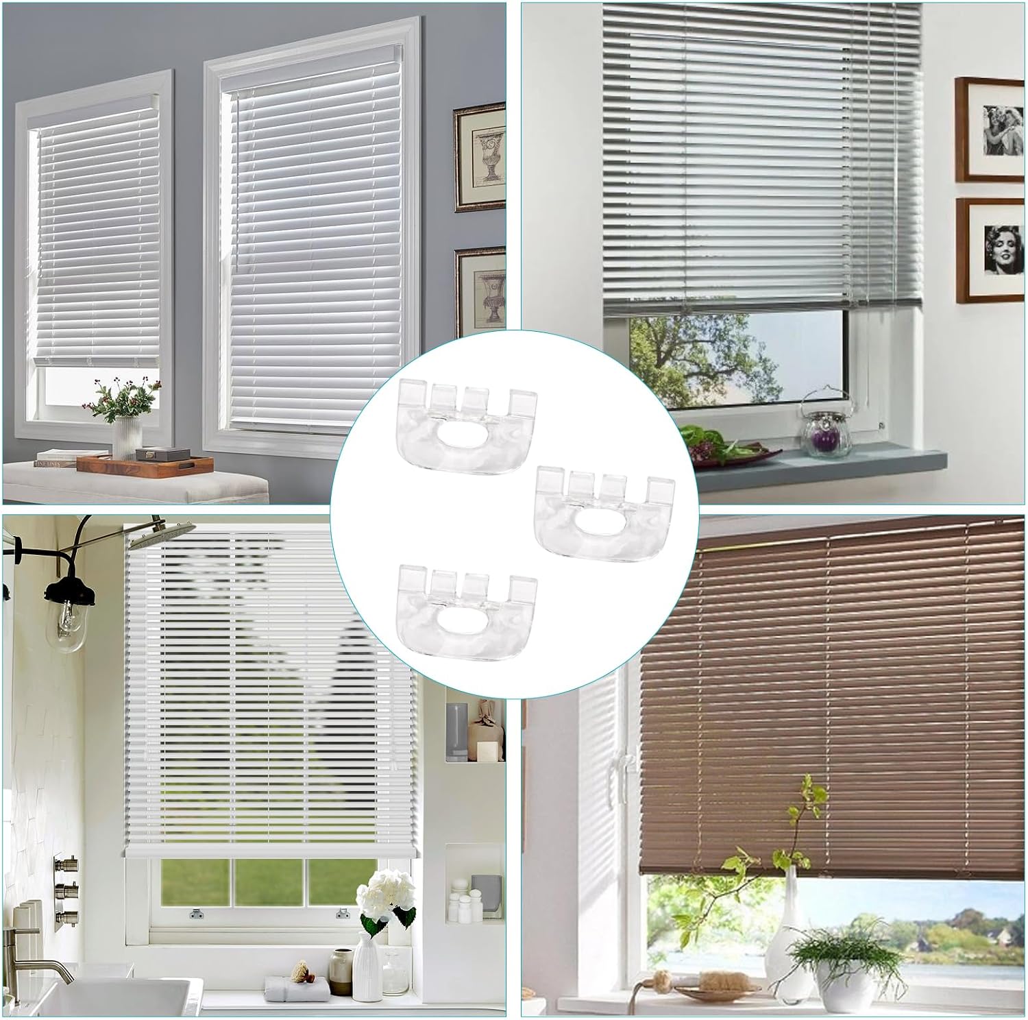Cordless Honeycomb Shade Lift Handles Replacement Parts, Mini Blind Lift Handle Compatible with Graber Blinds, for Bali Blinds Made After 2015, 3/4" Pleat Cellular Shade Handle for Blinds Repair Parts