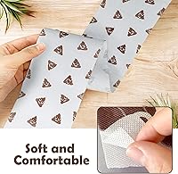 Vista 8 de Poop - Decoraciones de feliz cumpleaños para mujeres, hombres, ella, él, 3 capas, 150 hojas, rollo de papel higiénico novedoso, papel higiénico