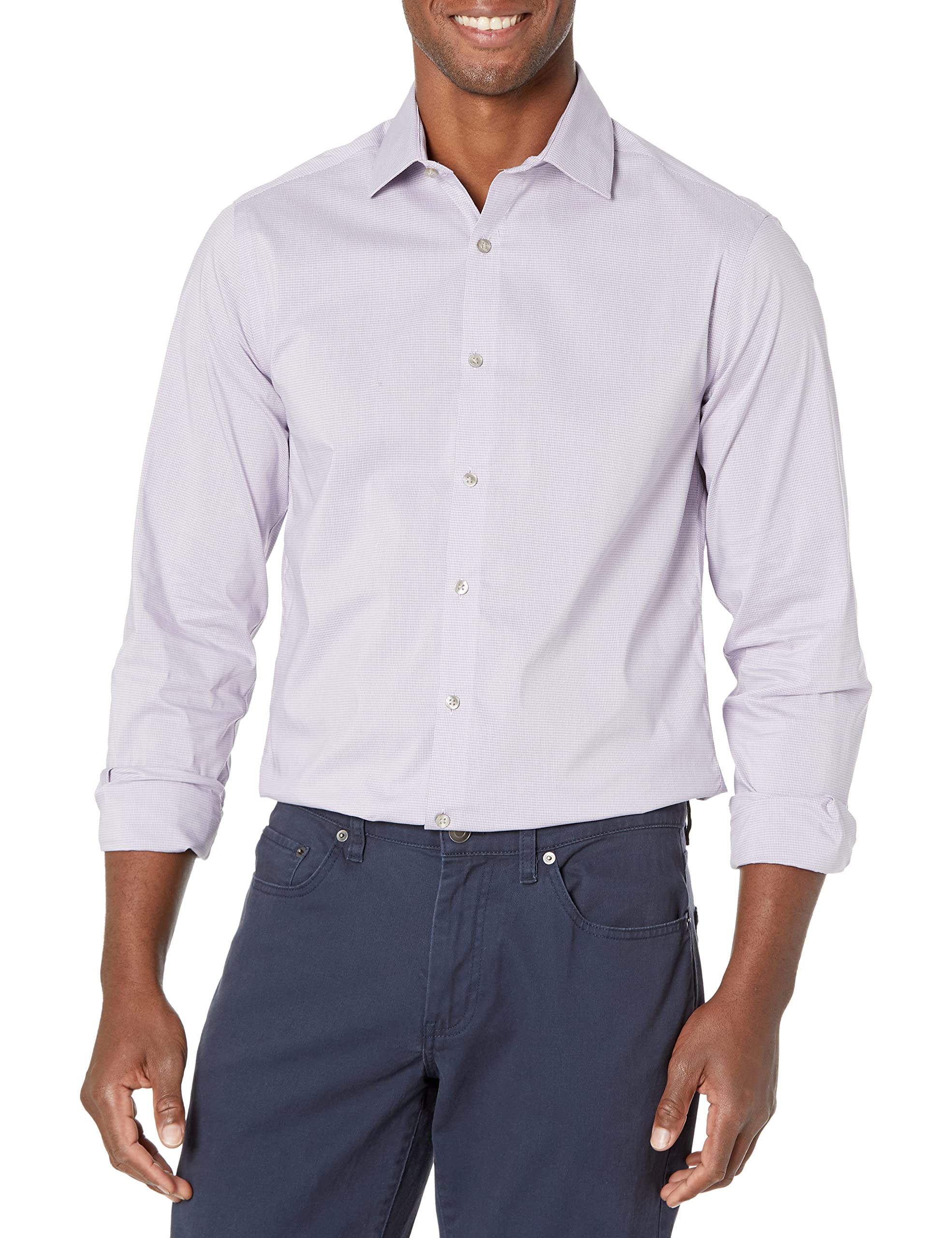 Van Heusen Mens Dress Shirt Slim Fit Ultra Wrinkle Free