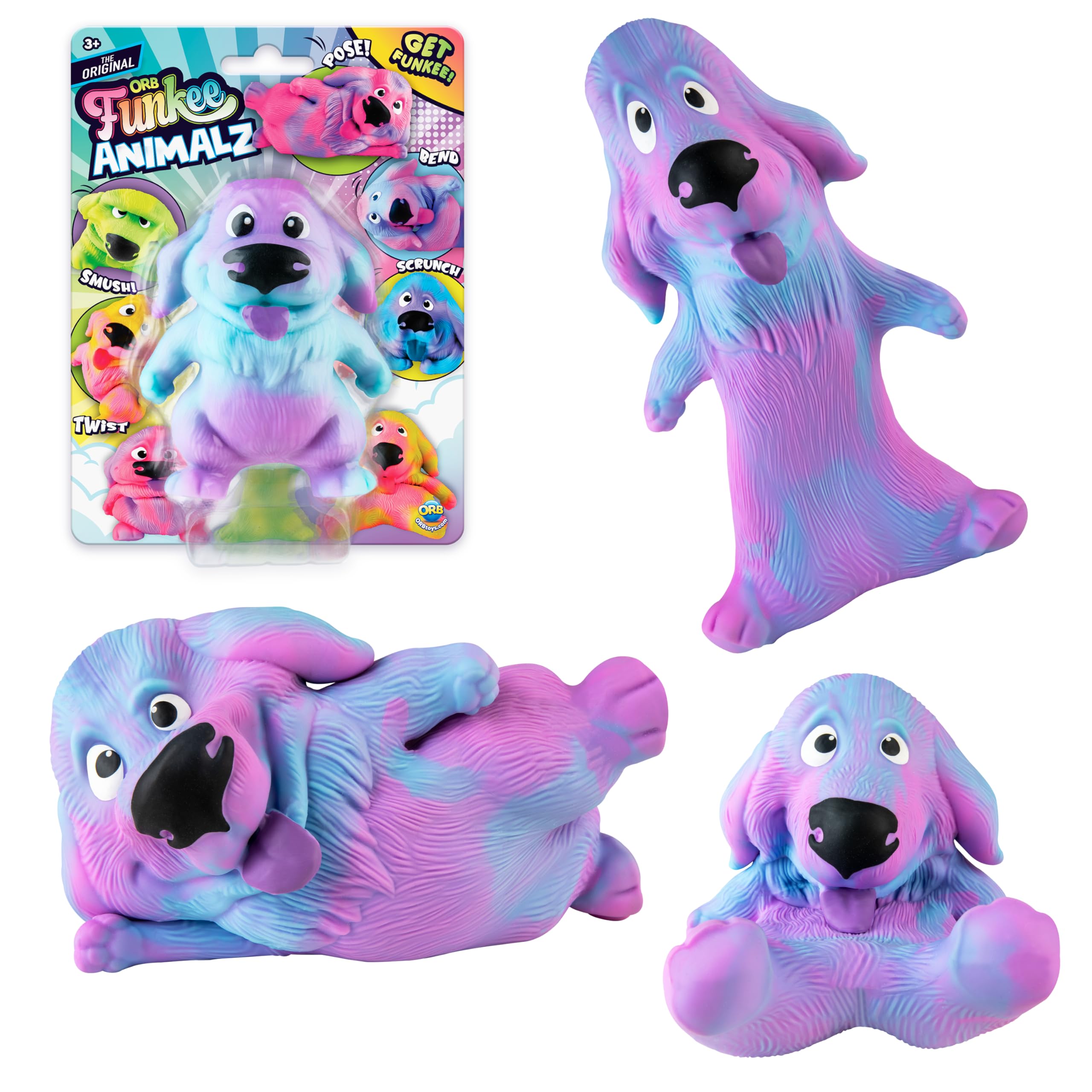 Amazon.com: ORB Funkee Animalz MEGA Puppies 3 Pack (Set 2