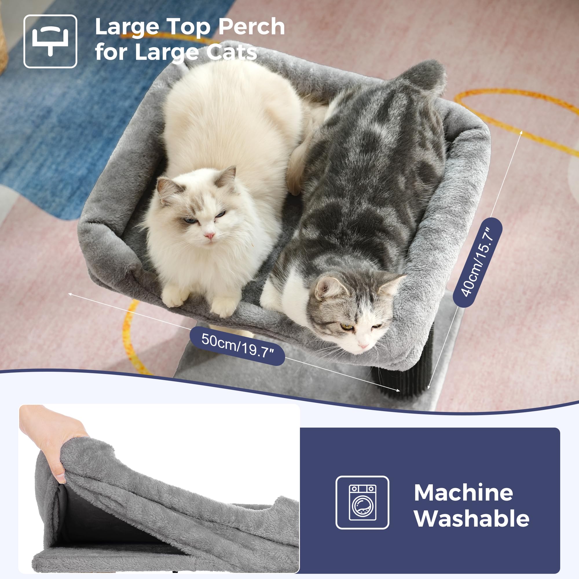 Go to store page for "Short Cat Tree for Large Cats". - image 3