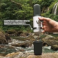 Vista 6 de WACACO Nanopresso - Cafetera portátil para café expreso con funda protectora, versión mejorada de Minipresso, mini cafetera de viaje, perfecta