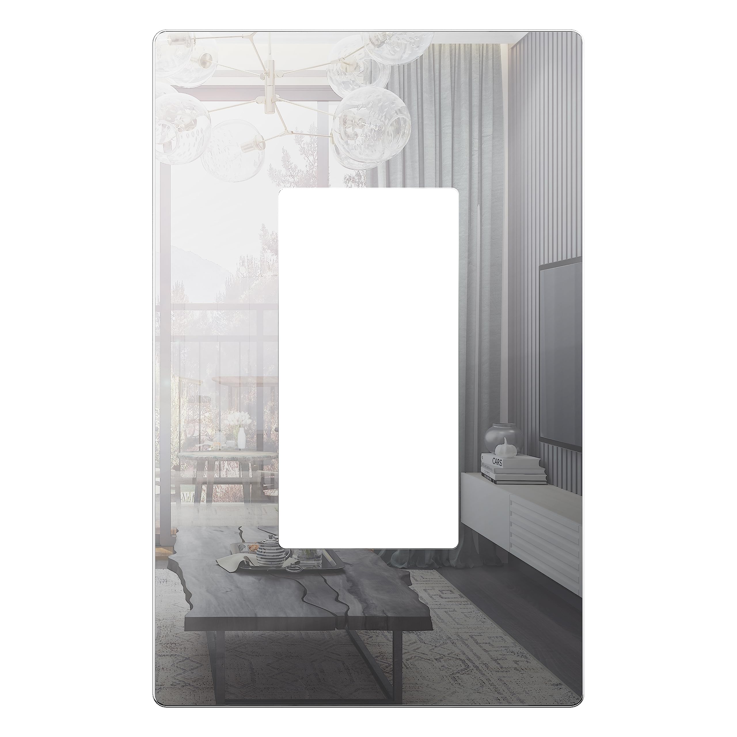 LIDER Brushed Finish Decorator Switch Cover, Screwless Wall Plate, Mid-Size 2-Gang 4.88" x 4.92", Unbreakable Polycarbonate Thermoplastic, UL Listed, LSWP-32M-BGD, Brushed Gold — view 57