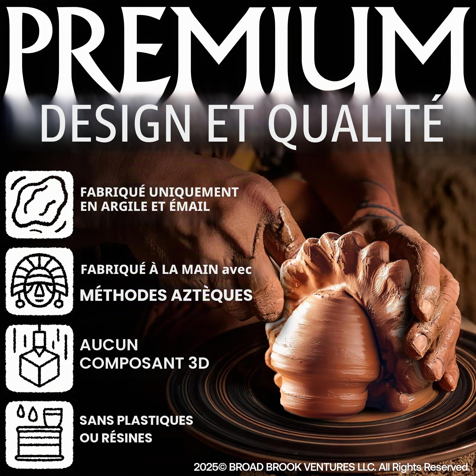 Sifflet de mort aztèque fort : sifflet le plus fort à plus de 125 décibels – Sifflet de guerre aztèque authentique – Cadeau pour homme et femme qui ont tout ARKAEOLOGY