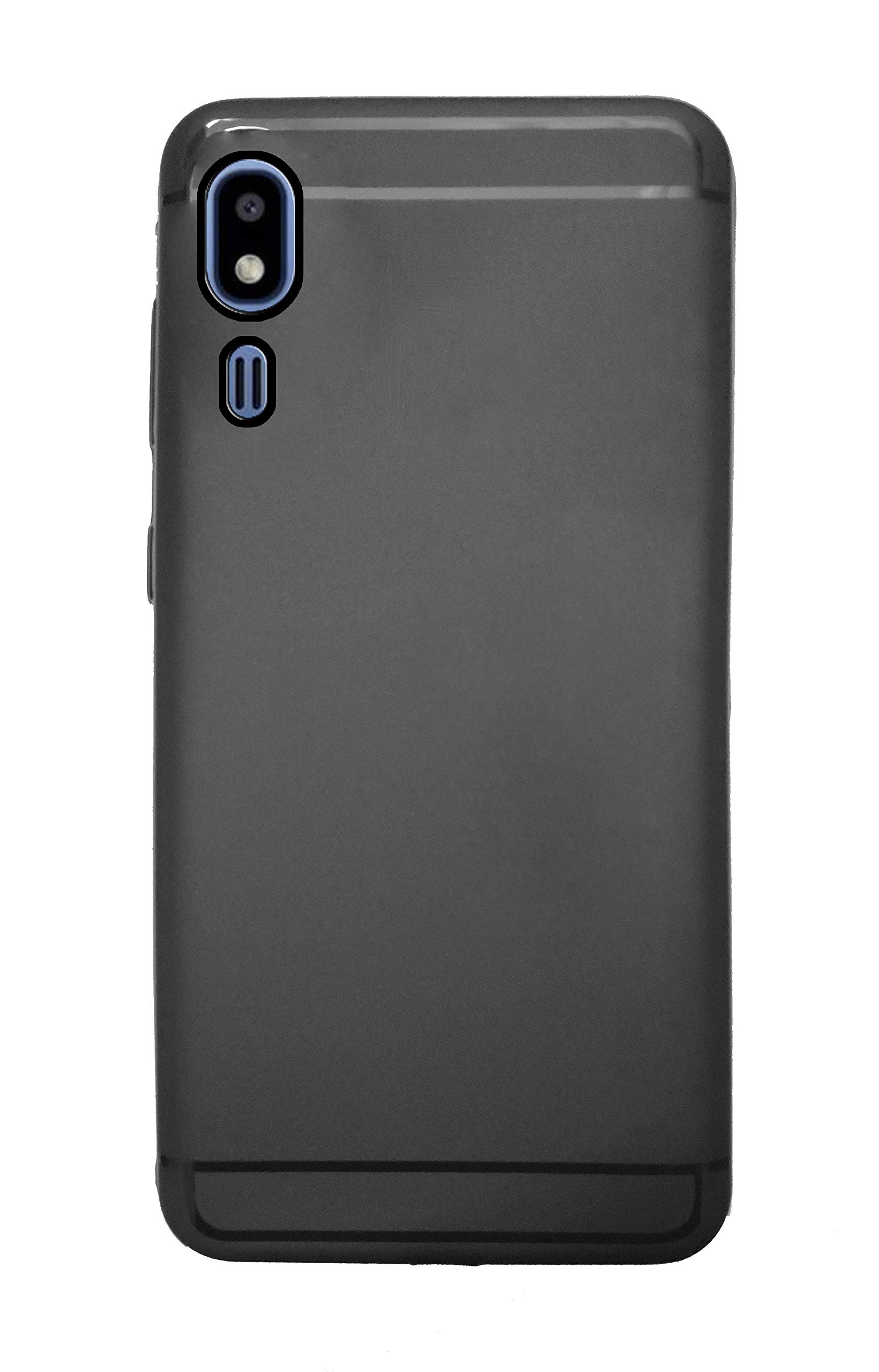 Tech Attires Samsung Galaxy A2 Core Black Slim Flexible Protection Anti Slip Matte Finish TPU Back Phone Cover Samsung Galaxy A2 Core