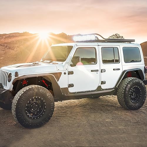Miniatura 9 de Nilight Front & Rear Inner Fender Liners Wheel Cover Fit for Wrangler JL JLU2018 2019 2020 2021 2022 2023 2024 2025 (4-Door/2-Door) Unlimited
