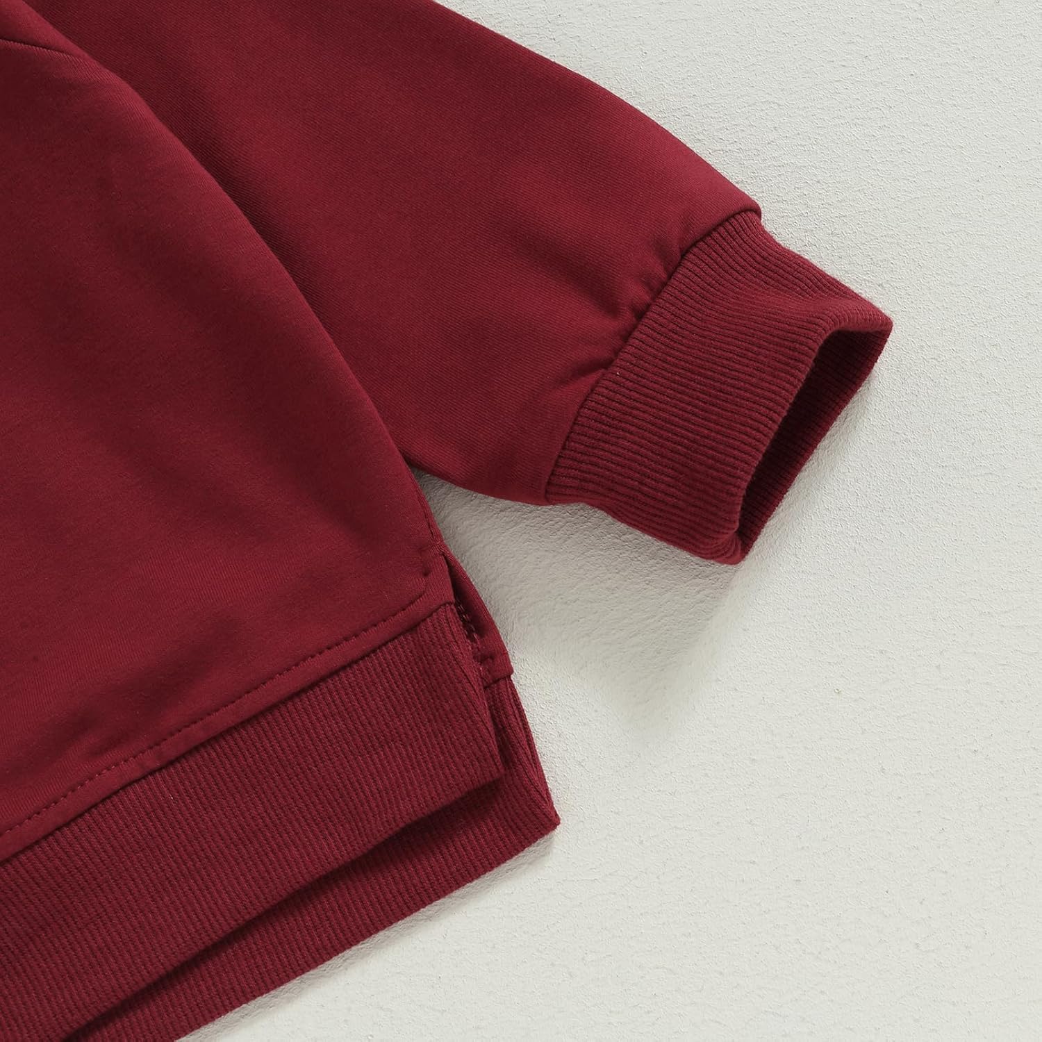 Toddler Baby Boy Girl Clothes Solid Color Crewneck Sweatshirt Long Sleeve Pullover T Shirt Tops Fall Winter Outfit - Image 6