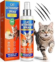 Ballsill Cat Deterrent Spray: Natural Indoor/Outdoor Scratch & Urine Repellent for Furniture, Humane Training Aid