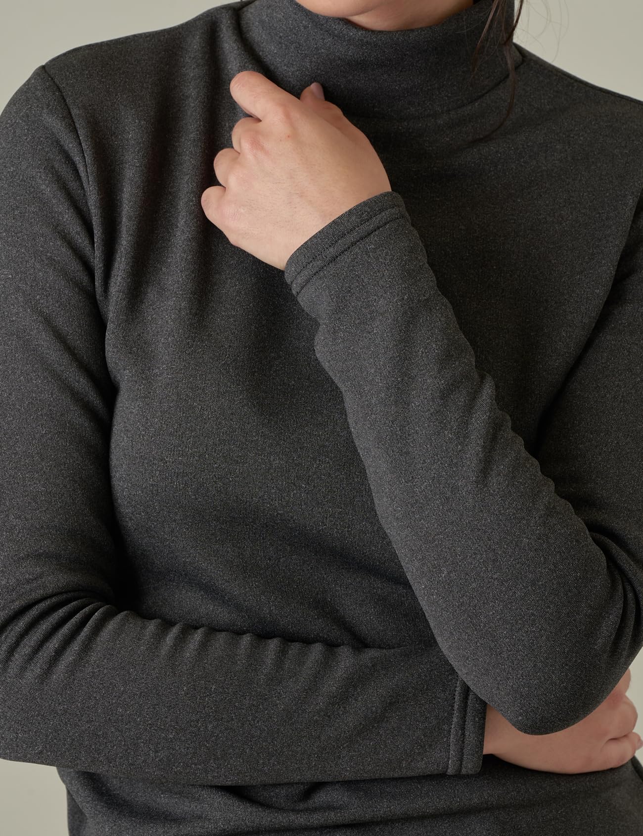 LAPASA Donna Maglia Termica Collo a Lupetto L87 L89 - Abbigliamento Termico Traspirante a Maniche Lunghe Fodera in Pile Strato Base
