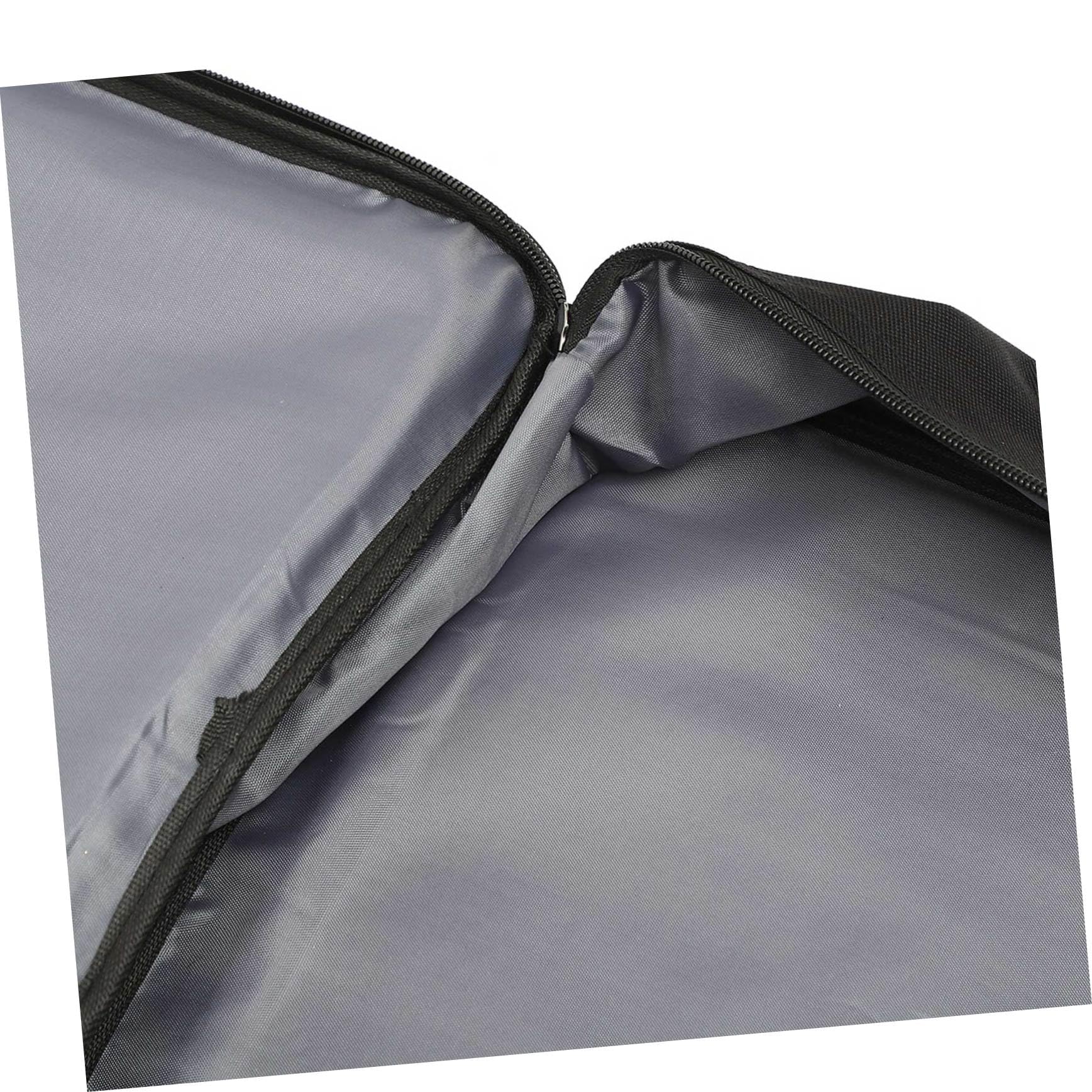 Borsa per Tastiera Elettronica 61 Tasti Nera per Trasporto | Oxford 600d, Pieghevole e Portatile, Tasca Accessoria, Uso Performance e Outdoor