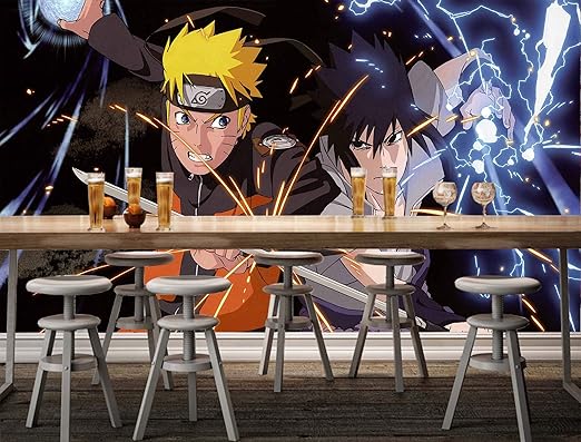 Amazon Co Jp 3d Naruto ナルト サムライ 4023 アニメ ゲーム ポスター 漫画 コスプレ 壁紙 印刷 デカール デコ 屋内 壁の壁画 自己粘着性の壁紙 Aj Wallpaper Jp Angelia ホビー
