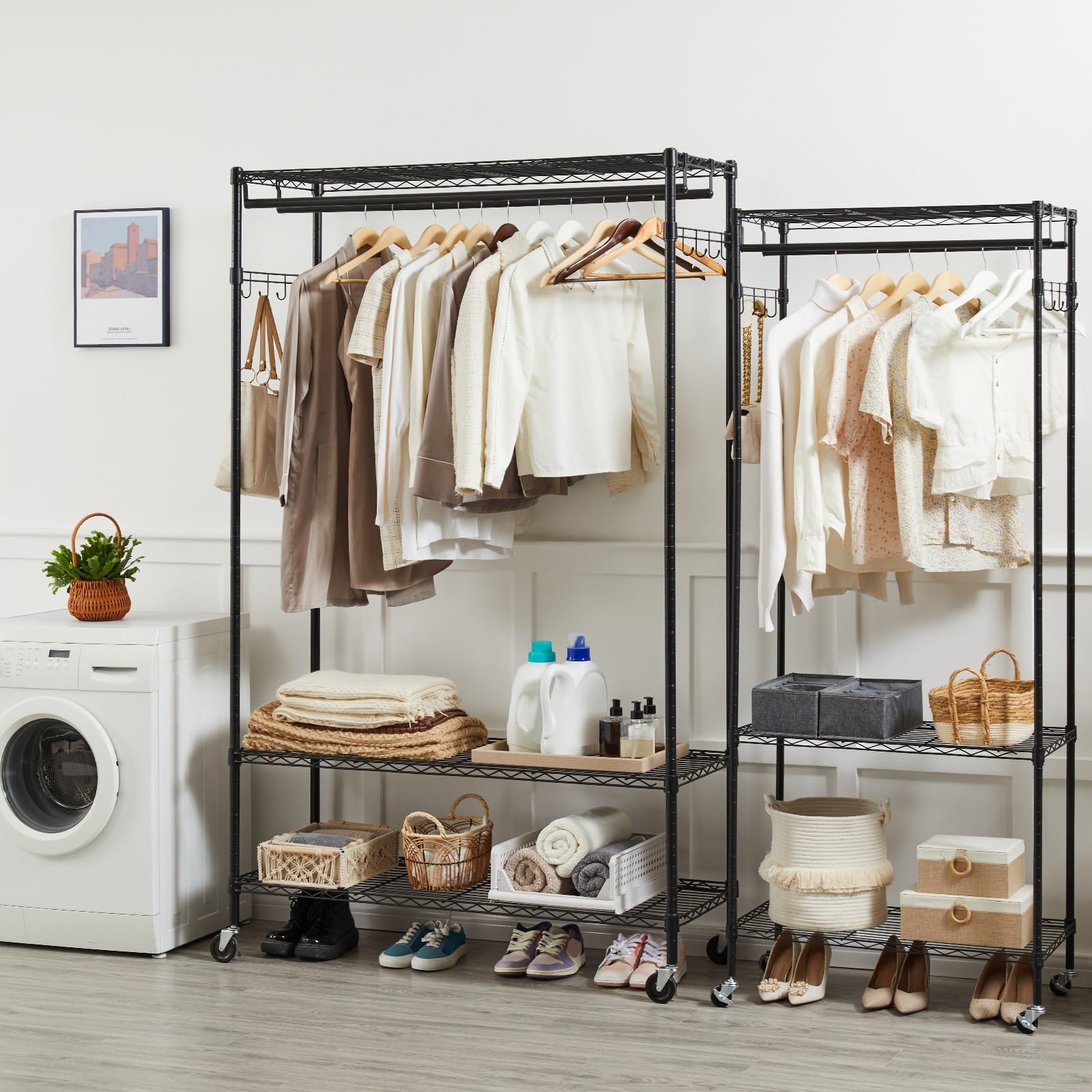 Snapklik.com : Zibbizo Clothes Rack, Small Garment Racks For Hanging ...