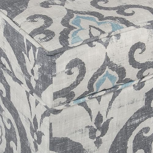 Miniatura 63 de Spatial Order Decoración del hogar | Otomana tapizada mediana rectangular de almacenamiento | Otomana con tapa con bisagras con almacenamiento para