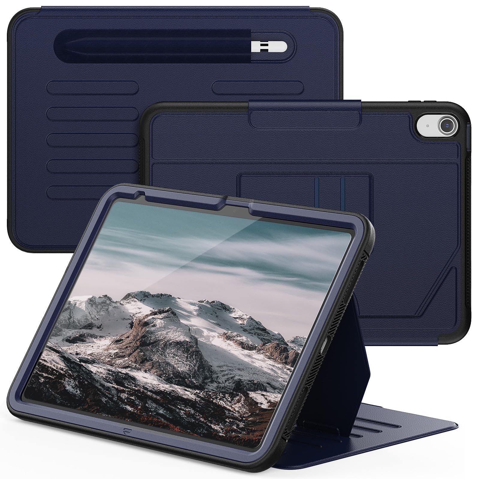 Custodia magnetica A16 per iPad da 10,9 pollici, iPad 11a/10a generazione (A16), sottile, con forte supporto magnetico per penna [Auto Sleep/Wake], cover 11°/10° generazione, supporto