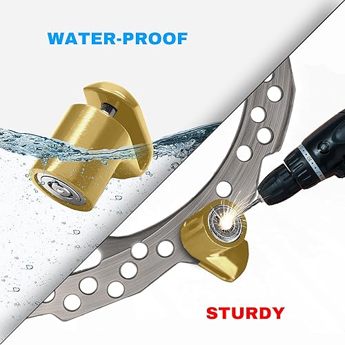 Miniatura 3 de Bloqueo de freno de disco para accesorios de motocicleta, bicicleta resistente, bloqueo antirrobo, scooter eléctrico compacto, ebike, deportes