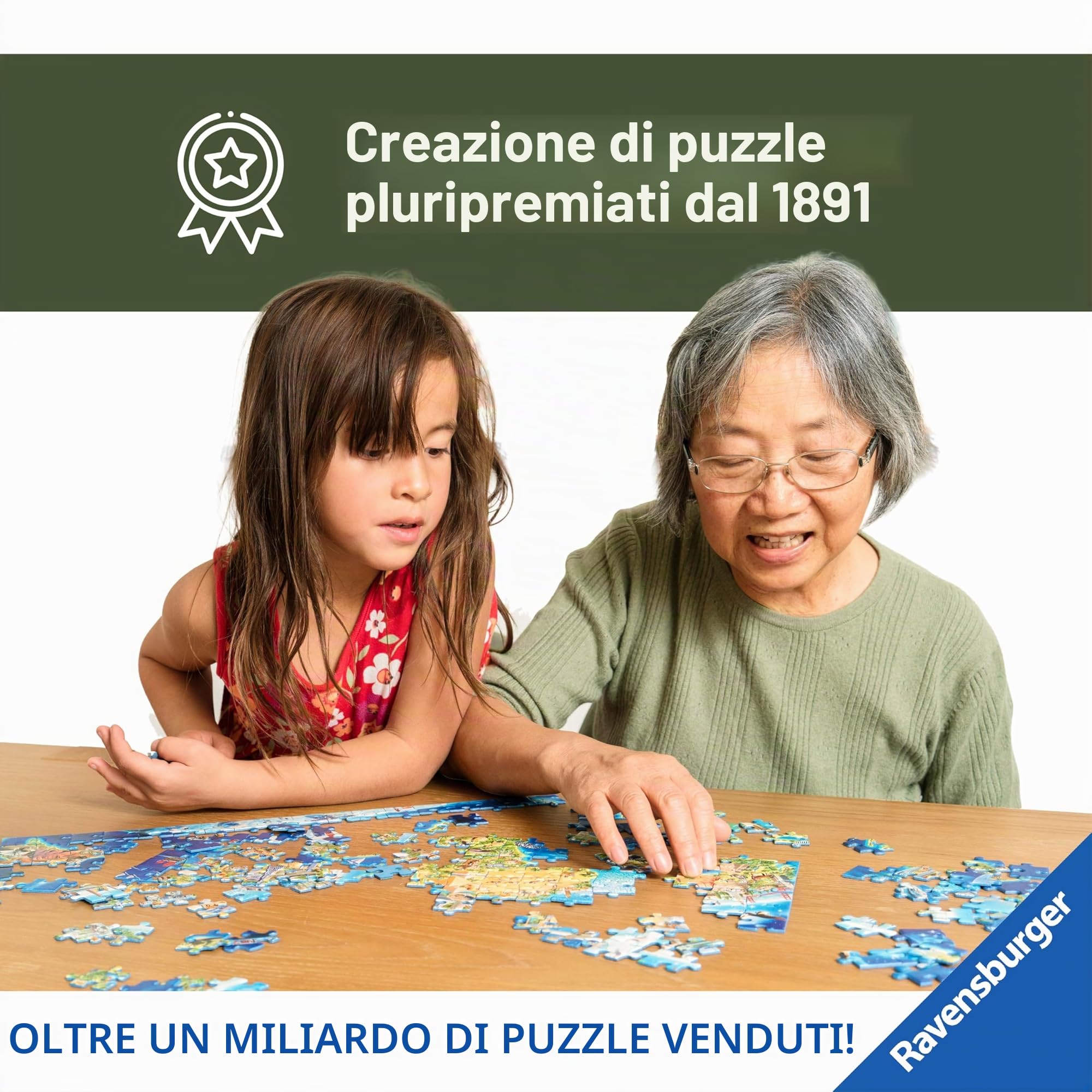 Ravensburger - Puzzle Natale Magico, 500 Pezzi, Idea regalo, per Lei o Lui, Puzzle Adulti