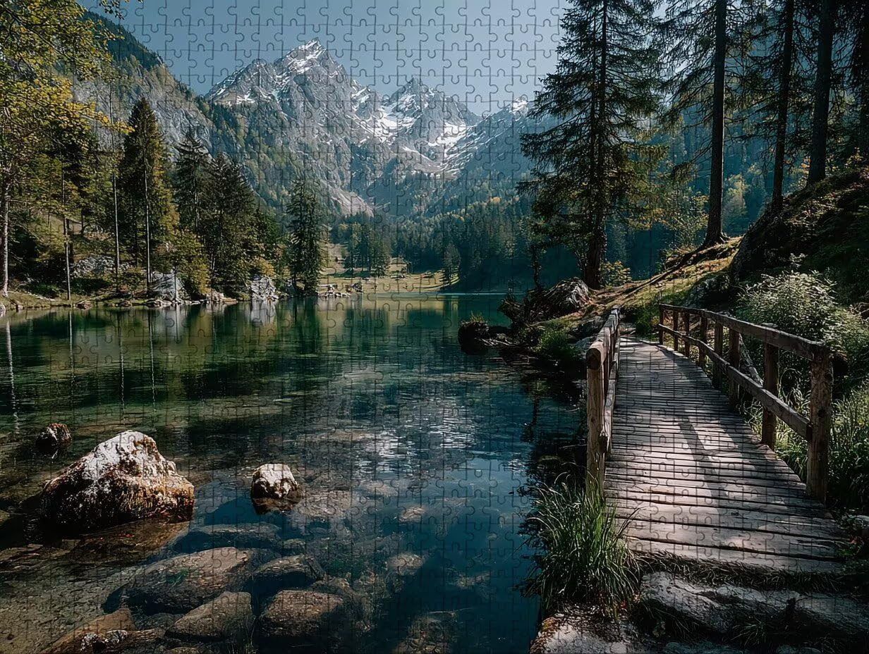 Puzzle 3000 elementów dla dorosłych, krajobraz, drewniane puzzle, 122 x 81 cm, dla mężczyzn, kobiet, starszych seniorów, części ściśle do siebie pasują, dekompresja, dekoracja ścienna, prezenty dla