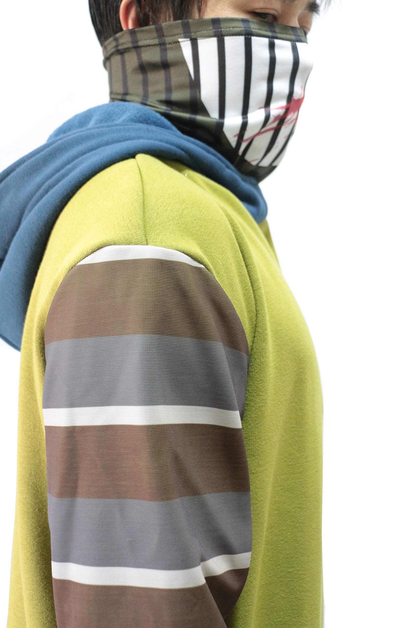 Cosplay Hoodie Ticci Toby Women's Thicken Pullover Jacket Sweater Cosplay Costume (S, Army Green