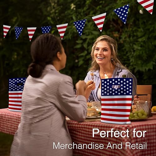 Miniatura 52 de 100 bolsas de mercancía azul pastel para pequeñas empresas, de 1.5 mil, 9 x 12 pulgadas, extragruesas y brillantes, de plástico con asas