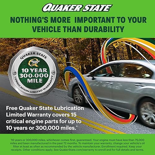 Miniatura 6 de Quaker State Aceite de motor completamente sintético 0W-20 (5 cuartos de galón, caja de 3)