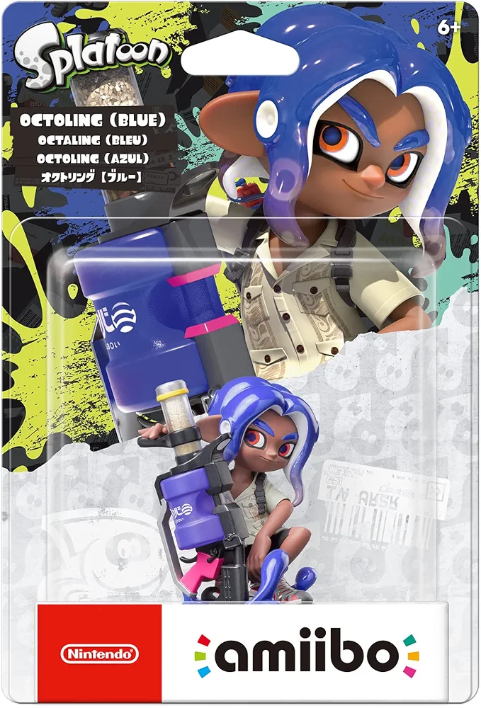 Splatoon　amiibo７体 Amazon.com: amiibo - Octoling (Blue) - Splatoon Series