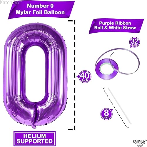 Miniatura 375 de KatchOn, Globo dorado gigante del número 8 de 40 pulgadas, globo dorado del número 8 para decoraciones de cumpleaños de 8 años para niñas