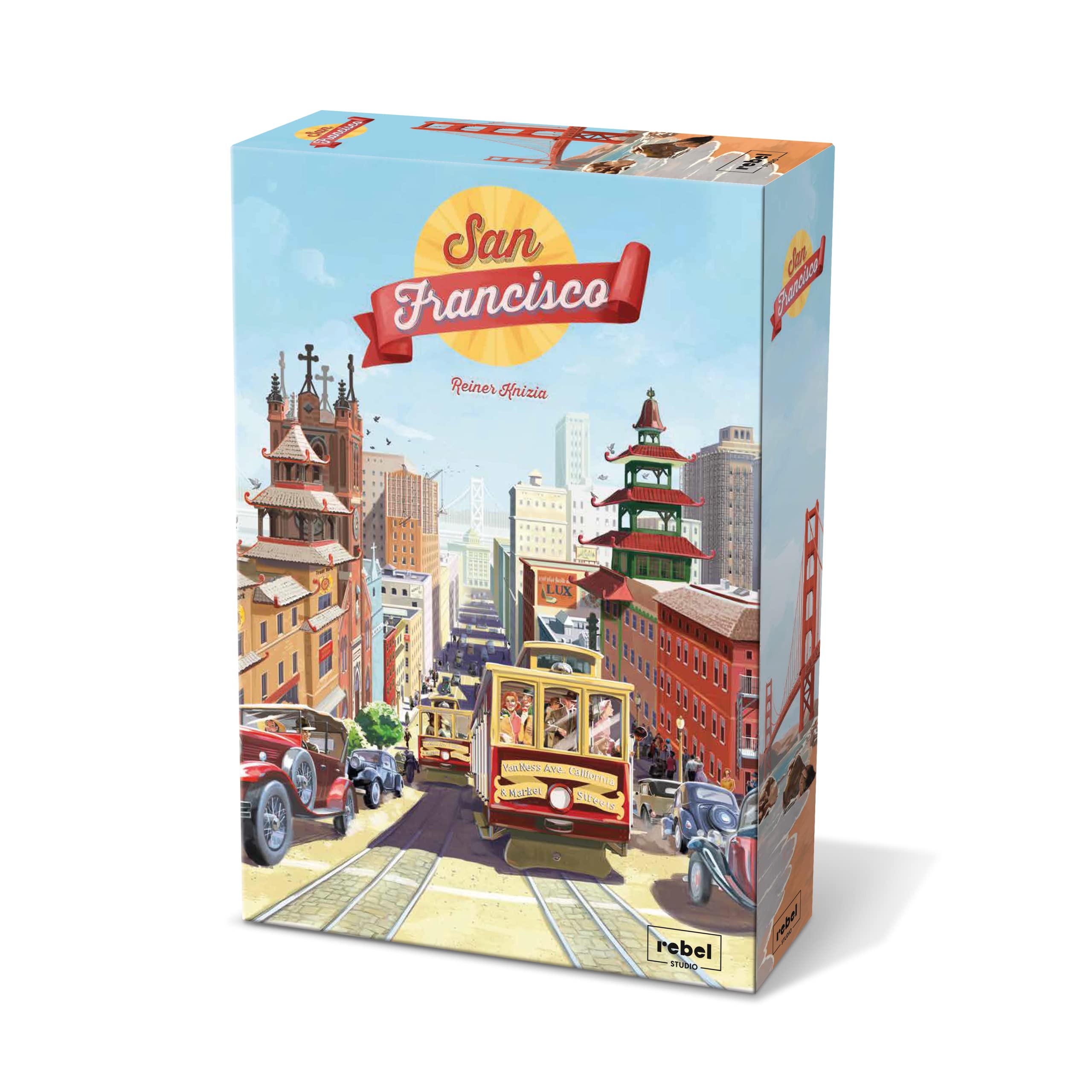 Asmodee - San Francisco, Board Game, Italian Edition, 8154