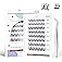 GAQQI Self Adhesive Eyelashes Clusters, No Glue Lash Clusters 10-16mm Wispy & Wet Cluster Lashes, No Band Press On Lashes, Mo