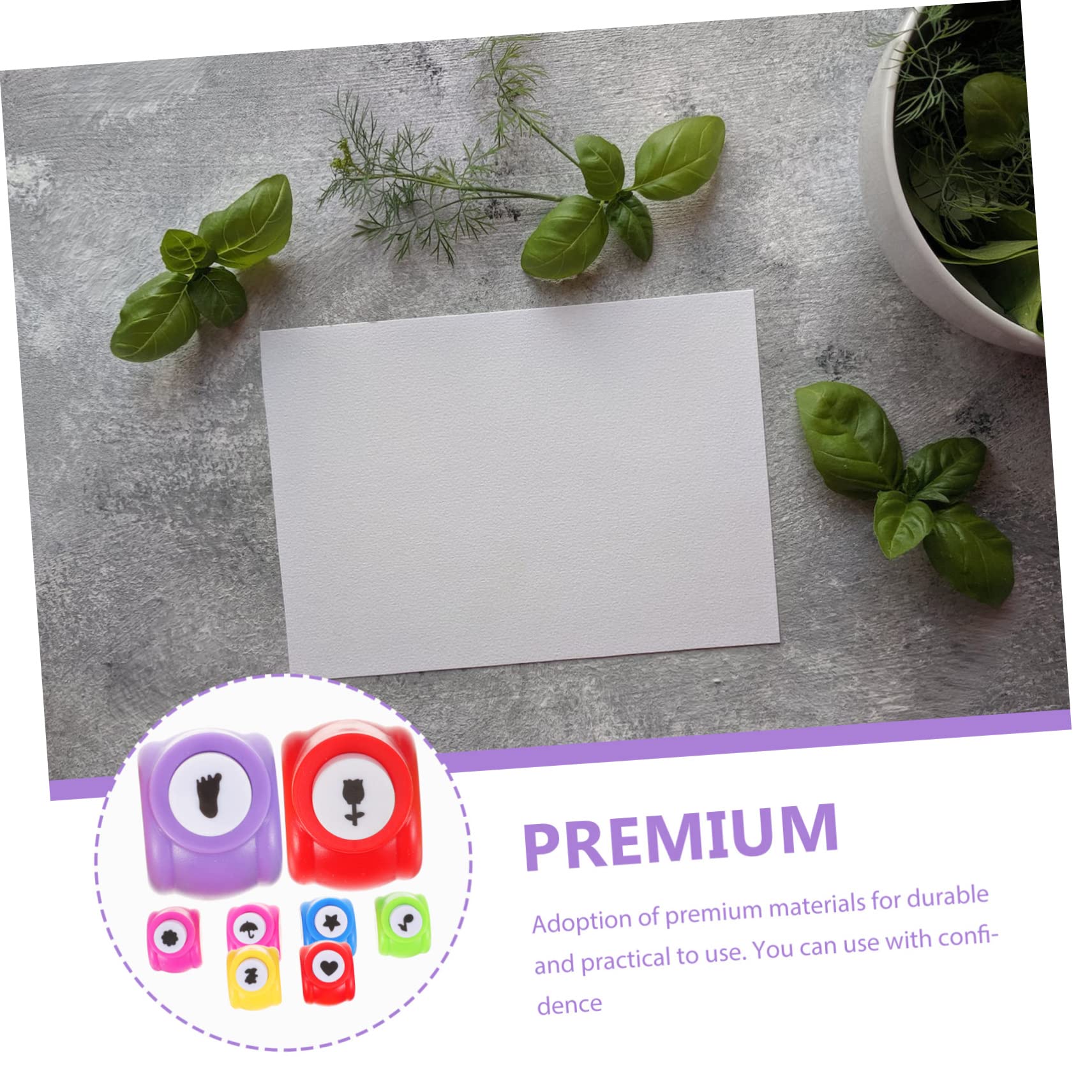 TEHAUX 16pezzi Fustellatrice Per Carta Con Motivi Creativi Di Perforatori Per Scrapbooking e Artigianato Per Biglietti e Album Fotografici Facile Da Usare Per Adulti