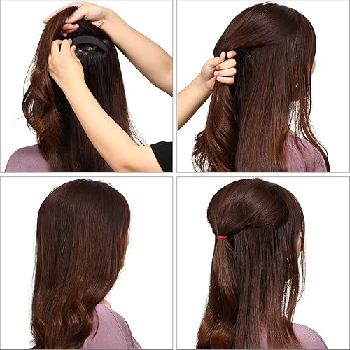 Miniatura 5 de WILLBOND Herramientas de peinado para el cabello, 11 piezas de esponja para el cabello, juego de bases para el cabello Bump it Up, insertos de