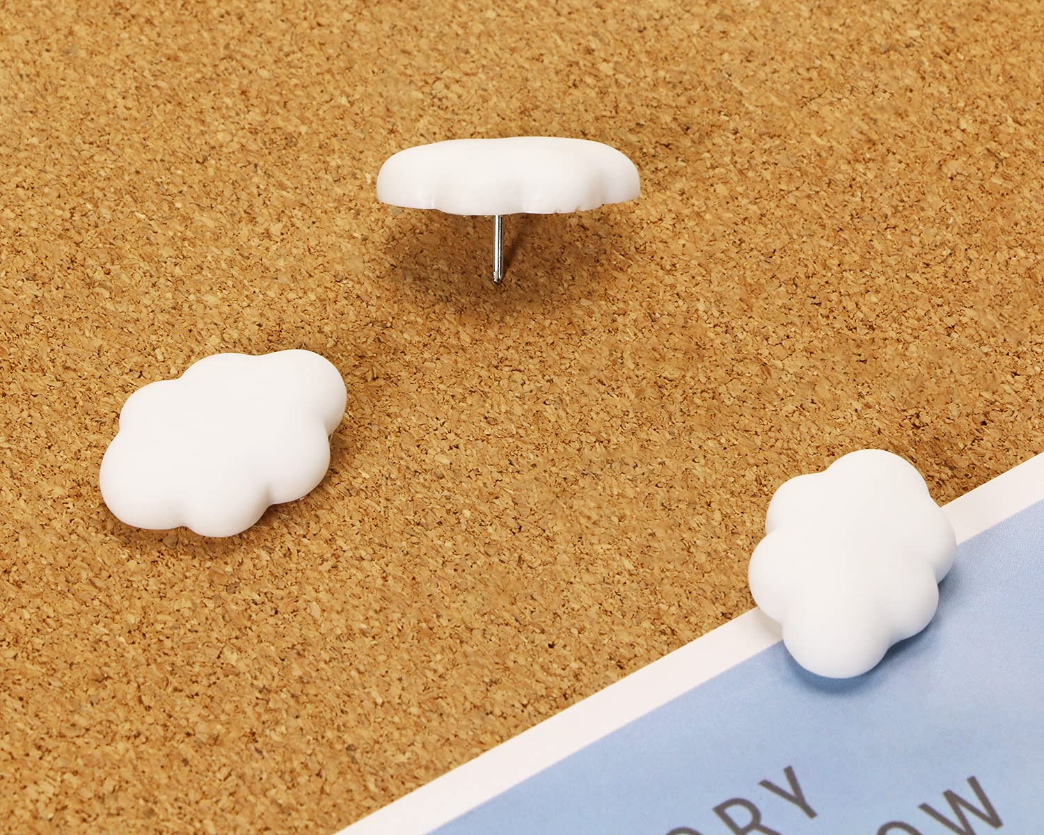 30 Stück Wolken-Reißzwecken – Dekorative Stecknadeln Für Pinnwände, Poster & DIY