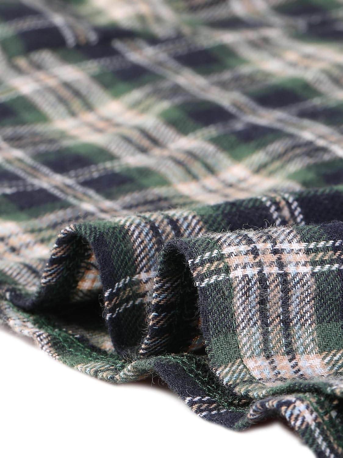 Allegra K Women's Christmas Plaid Dress Vintage Sleeveless Tie Waist A-Line Pinafore Overall Dresses - Image 5