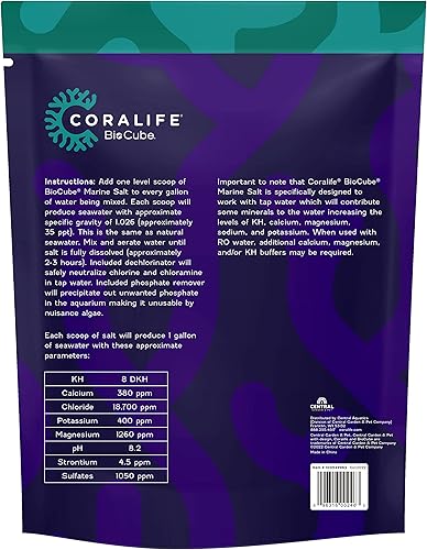 Miniatura 2 de Coralife BioCube - Sal marina para acuario, 30 galones