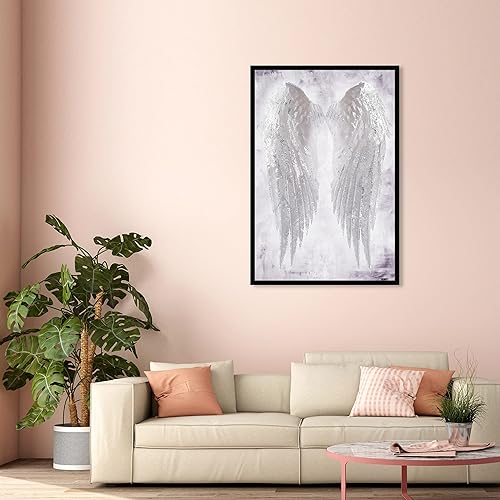 Miniatura 3 de The Oliver Gal Artist Co - Papel de arte contemporáneo de moda y glamour, alas de ángel, amatista, arte de pared para sala de estar, dormitorio y