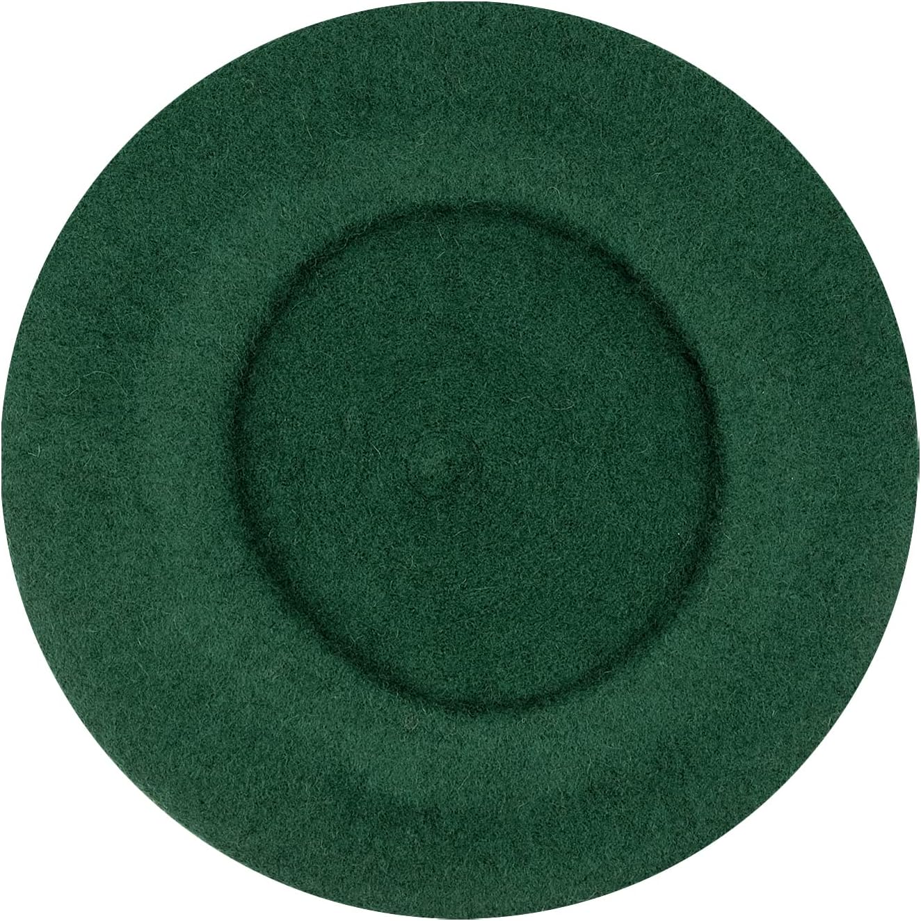 Gllutt Women Wool Beret Hat French Style Solid Color - Image 6