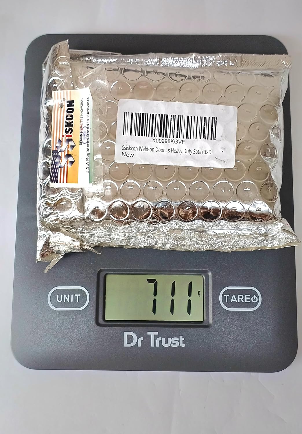 Ssiskcon Weld-on Door Hinges 100% Stainless Steel 630 Flat Heads Fixed pins Easy Welding on Gates 5 in x 5 in Square Set of 2 Pieces Heavy Duty Satin 32D