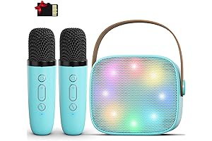 Mini Speaker with Microphone Karaoke Machine for Kids Adults