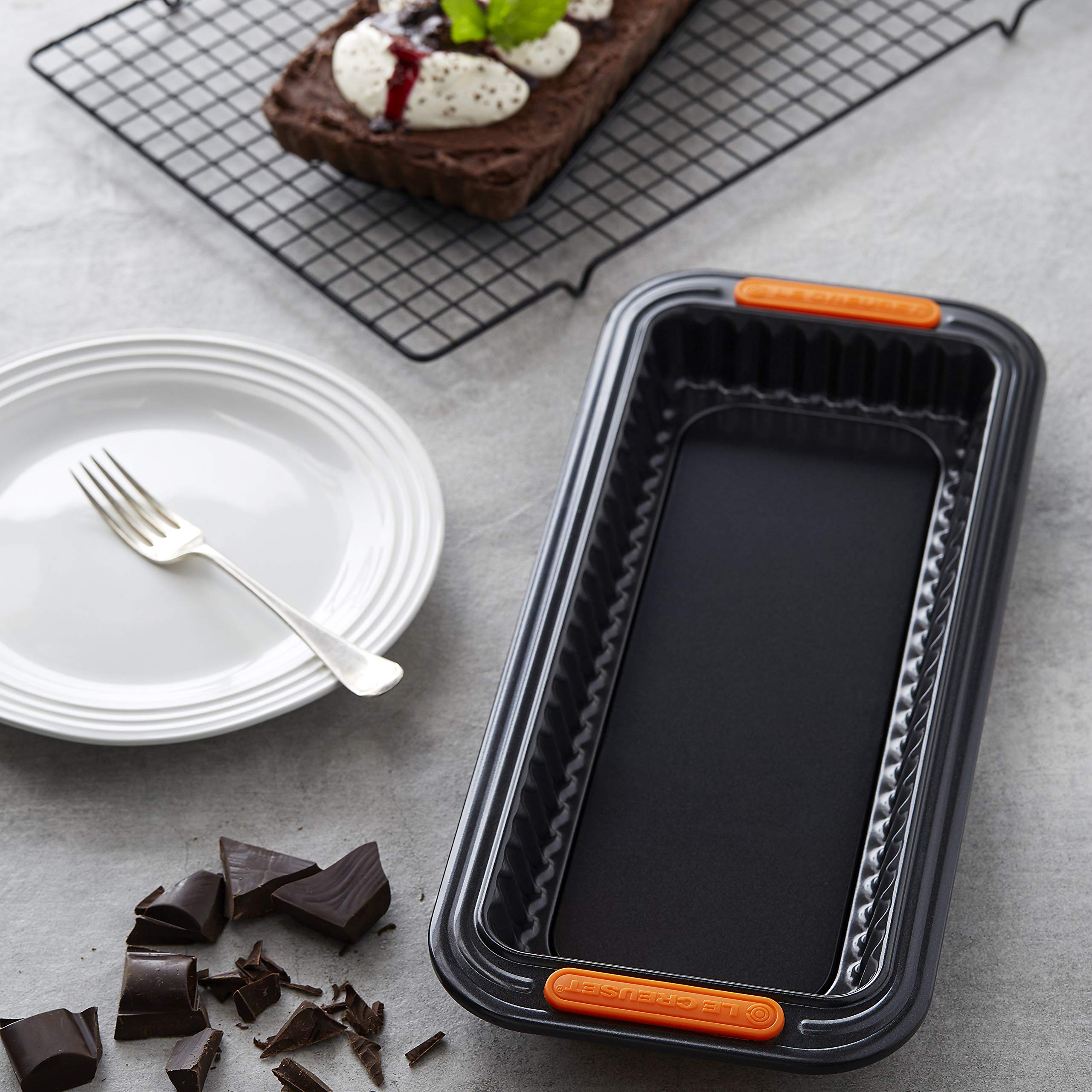 LE CREUSET- BAK 33 cm Rectangular Tart Tin 1