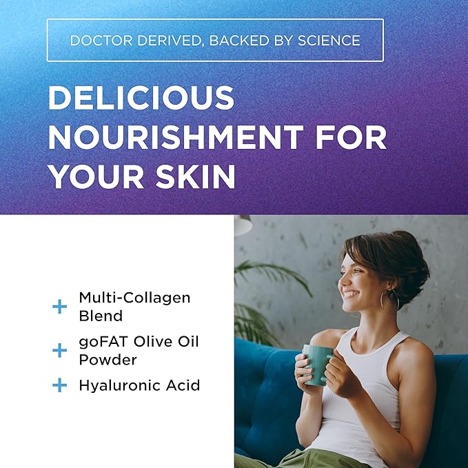 DR. EMIL NUTRITION Collagen Peptides Powder - Hot Cocoa Flavored Collagen Powder for Women - Collagen Supplements for Hair, Skin & Nails with Hyaluronic Acid - 9g Protein per Serving