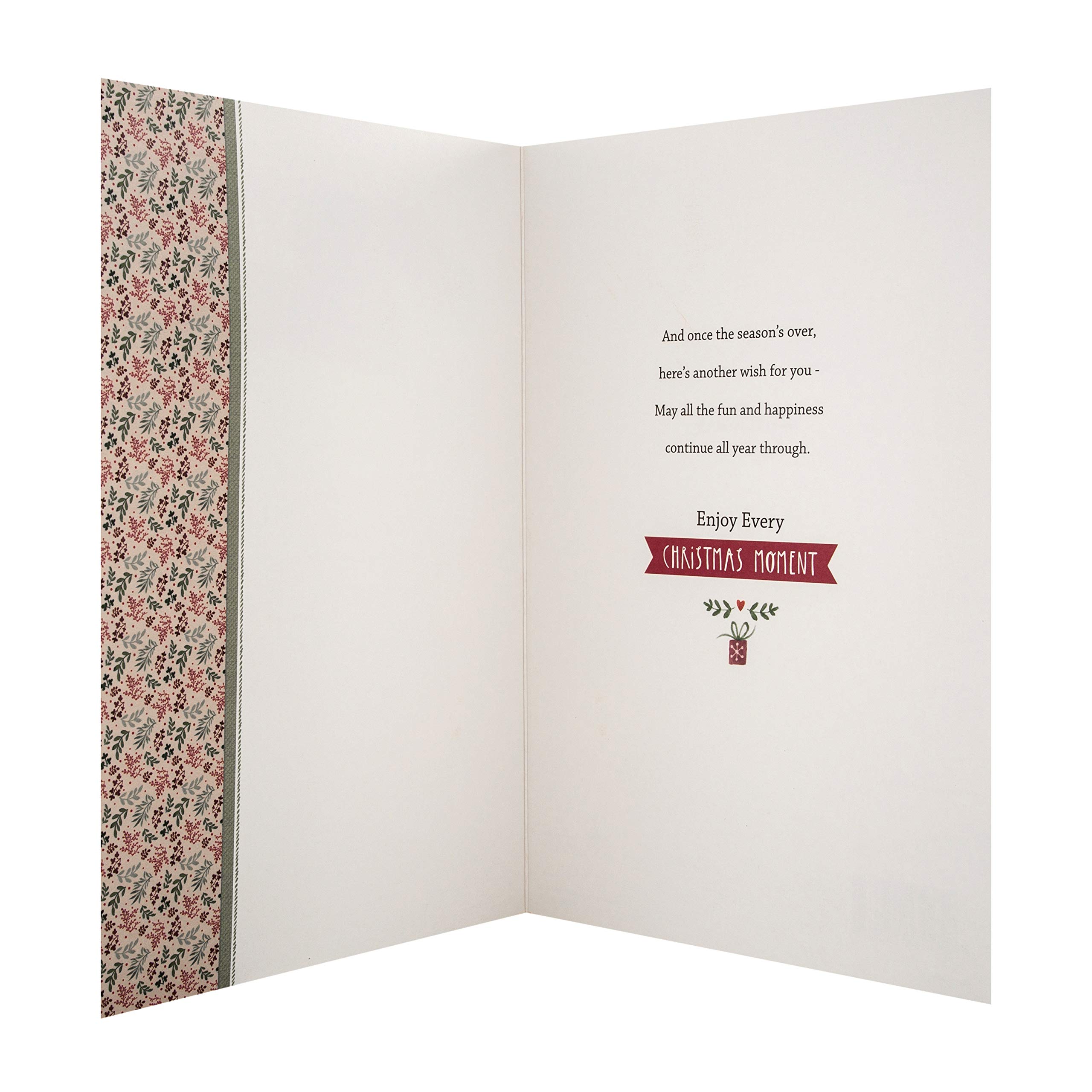 Hallmark Weihnachtskarte Für Tante – Traditionell Mit Herzlichem Spruch