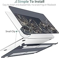 Vista 104 de TWOLSKOO for M4 MacBook Air 13.6 inch Case 2025-2022 Release M4 A3240 M3 A3113 M2 A2681, Plastic Hard Shell & Screen Protector & Keyboard Cover &