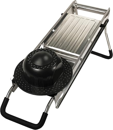 Miniatura 3 de Weston Cortadora de verduras de mandolina de acero inoxidable, plata